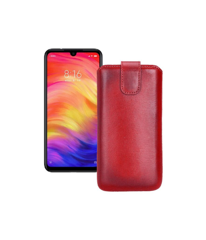 Витяжка з екошкіри для телефону Xiaomi Redmi Note 7 Pro