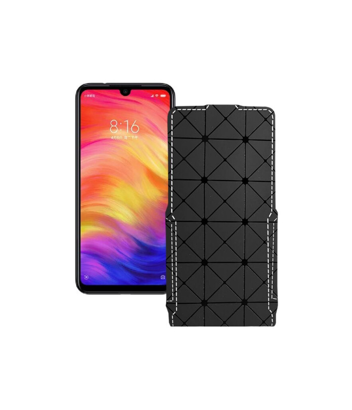 Чохол-флип з екошкіри для телефону Xiaomi Redmi Note 7 Pro