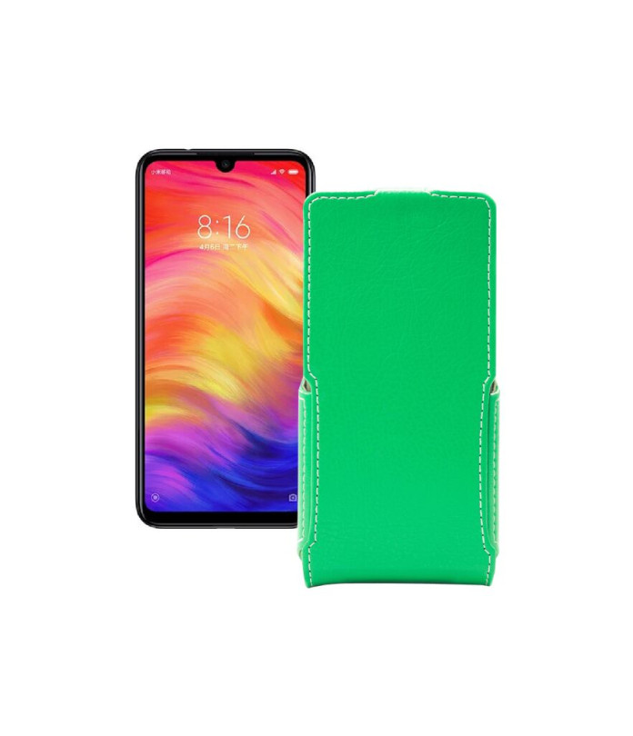 Чохол-флип з екошкіри для телефону Xiaomi Redmi Note 7 Pro