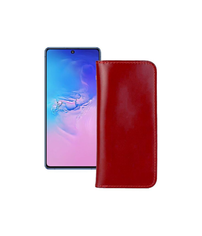 Портмоне з шкіри для телефону Samsung Galaxy S10 lite (G770)