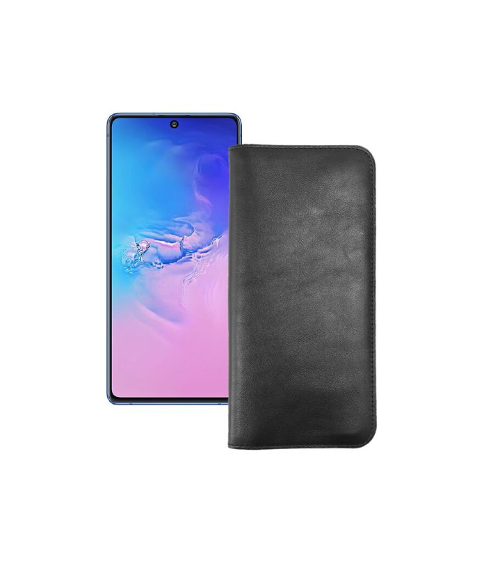 Портмоне з шкіри для телефону Samsung Galaxy S10 lite (G770)