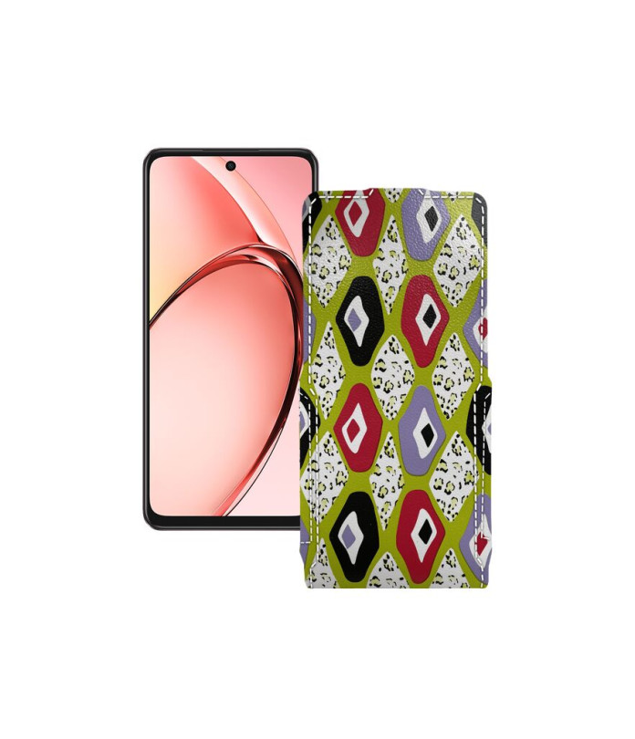 Чохол-флип з екошкіри для телефону OPPO A3 2024