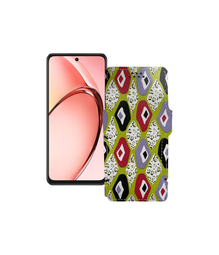 Чохол-книжка з екошкіри для телефону OPPO A3 2024