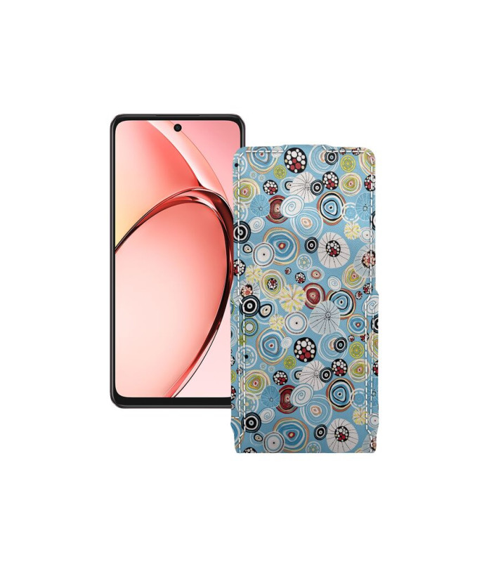 Чохол-флип з екошкіри для телефону OPPO A3 2024