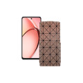 Чохол-флип з екошкіри для телефону OPPO A3 2024