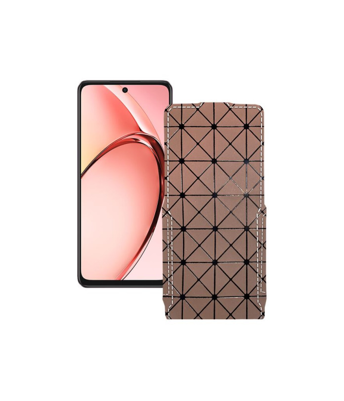 Чохол-флип з екошкіри для телефону OPPO A3 2024