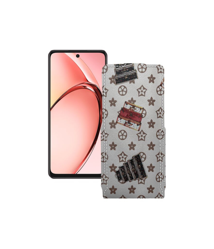 Чохол-флип з екошкіри для телефону OPPO A3 2024