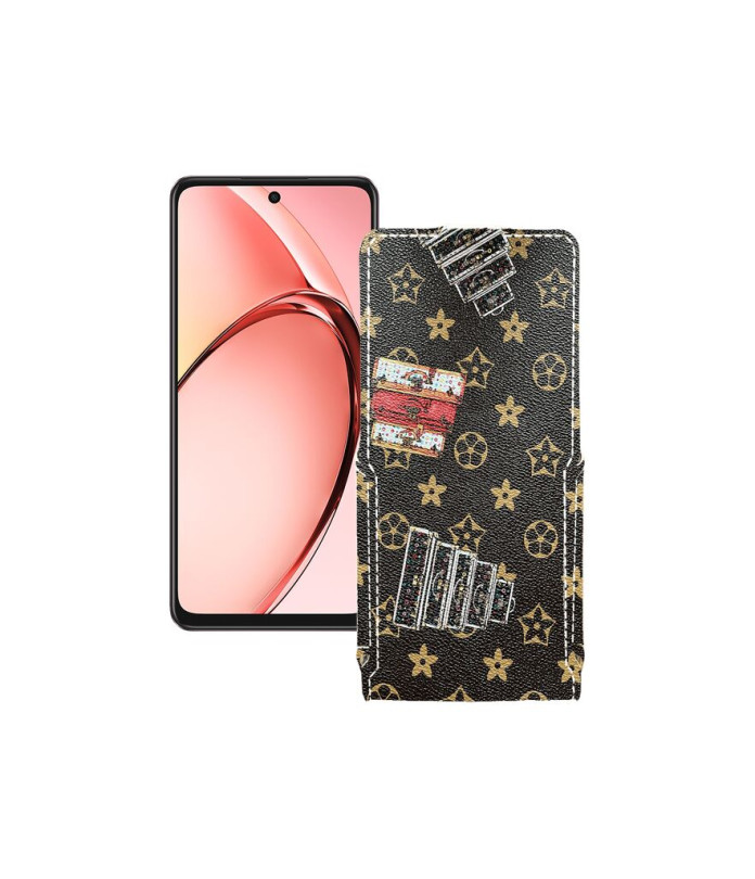 Чохол-флип з екошкіри для телефону OPPO A3 2024