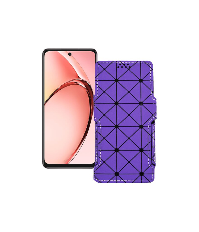 Чохол-книжка з екошкіри для телефону OPPO A3 2024