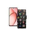Чохол-книжка з екошкіри для телефону OPPO A3 2024