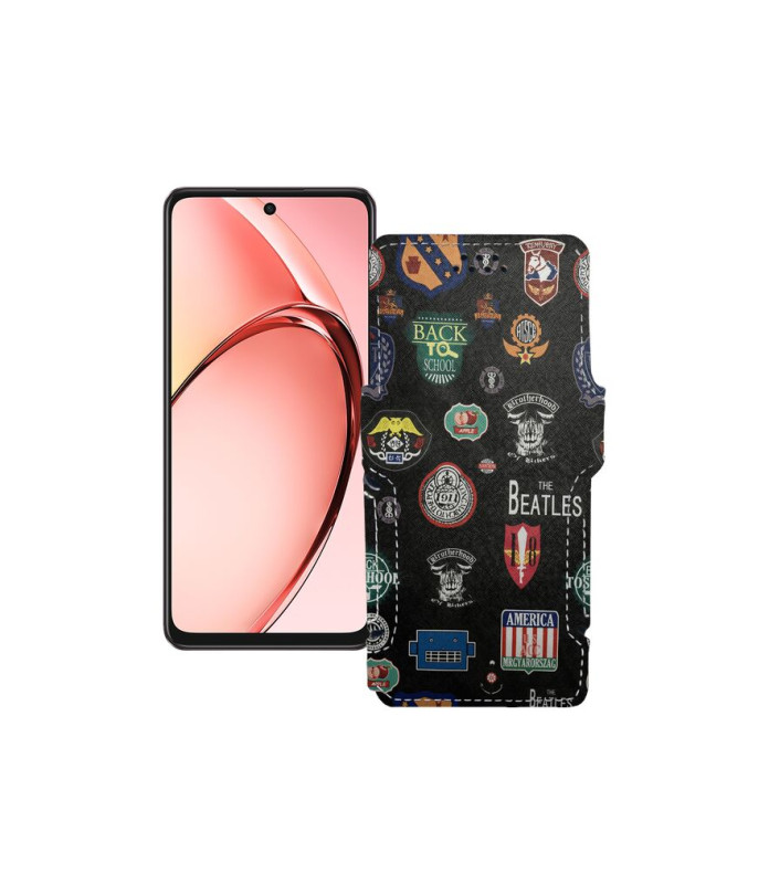 Чохол-книжка з екошкіри для телефону OPPO A3 2024