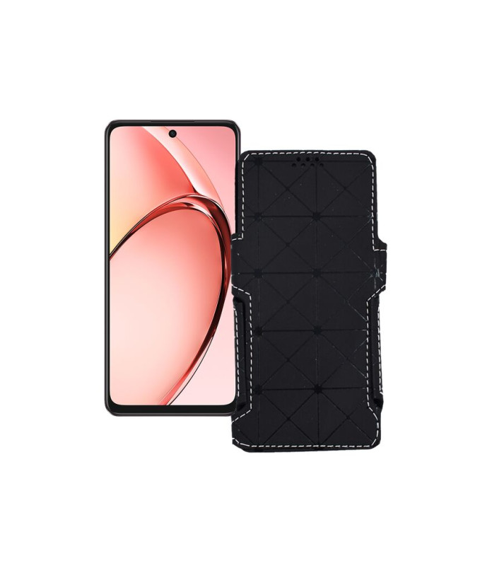 Чохол-книжка з екошкіри для телефону OPPO A3 2024
