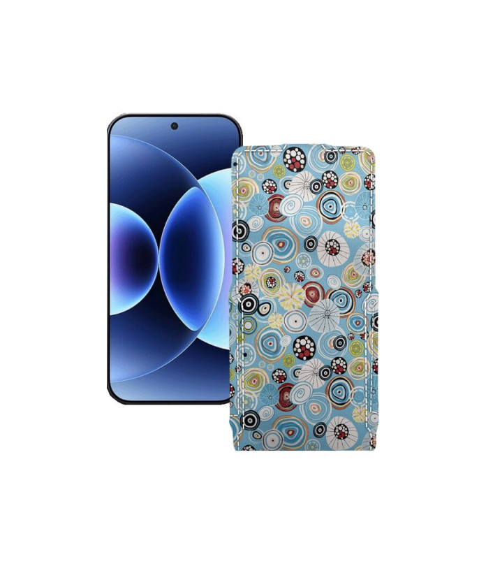 Чохол-флип з екошкіри для телефону Xiaomi 17