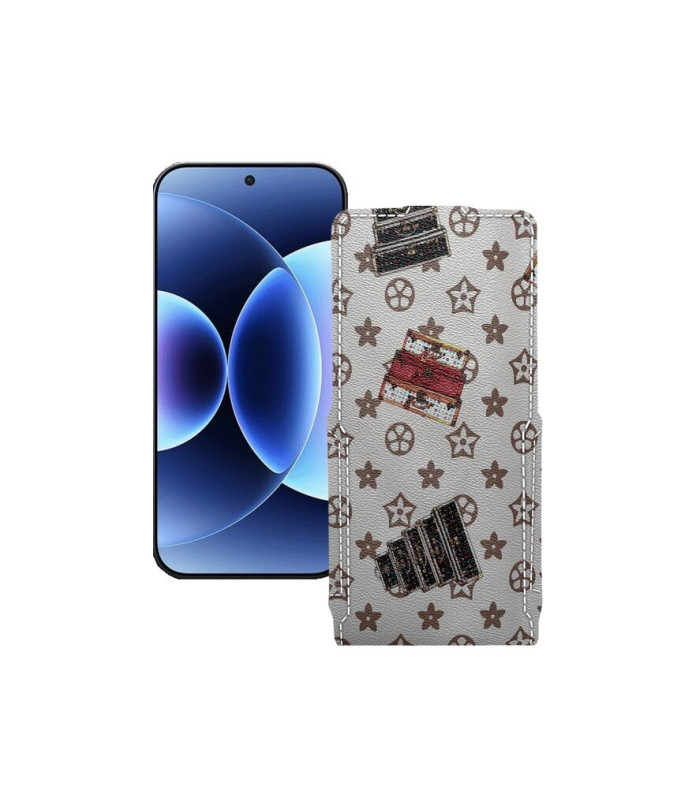 Чохол-флип з екошкіри для телефону Xiaomi 17