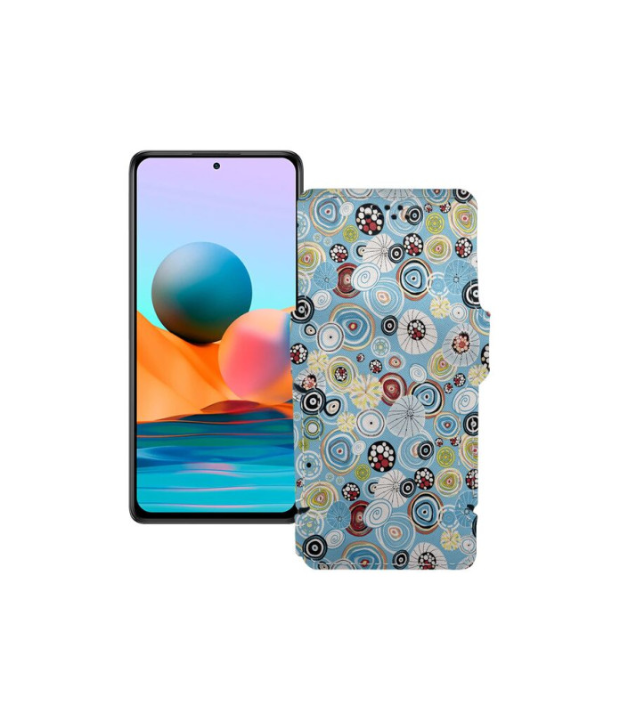 Чохол-книжка з екошкіри для телефону Xiaomi Redmi Note 10 pro 2021