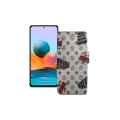 Чохол-книжка з екошкіри для телефону Xiaomi Redmi Note 10 pro 2021