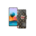 Чохол-книжка з екошкіри для телефону Xiaomi Redmi Note 10 pro 2021