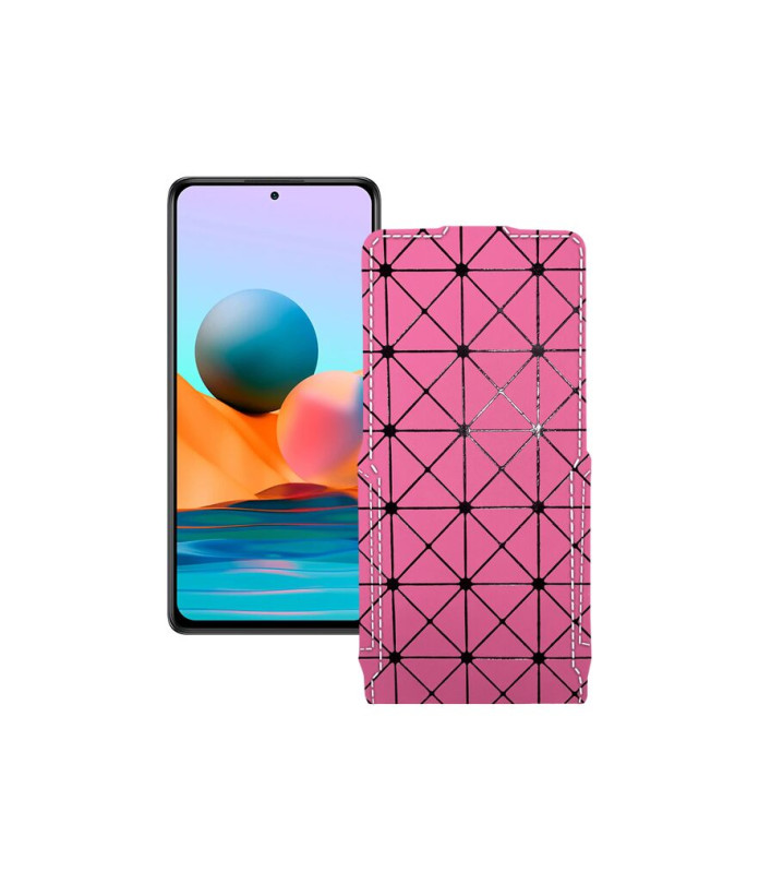 Чохол-флип з екошкіри для телефону Xiaomi Redmi Note 10 pro 2021