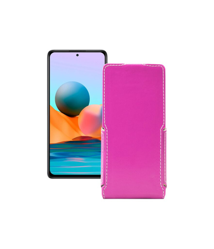 Чохол-флип з екошкіри для телефону Xiaomi Redmi Note 10 pro 2021