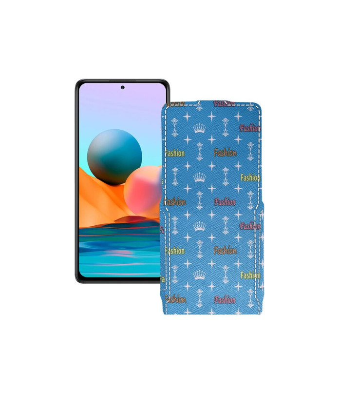 Чохол-флип з екошкіри для телефону Xiaomi Redmi Note 10 pro 2021