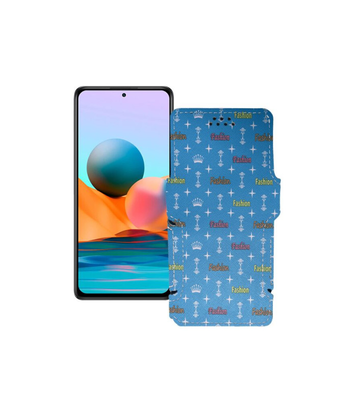 Чохол-книжка з екошкіри для телефону Xiaomi Redmi Note 10 pro 2021