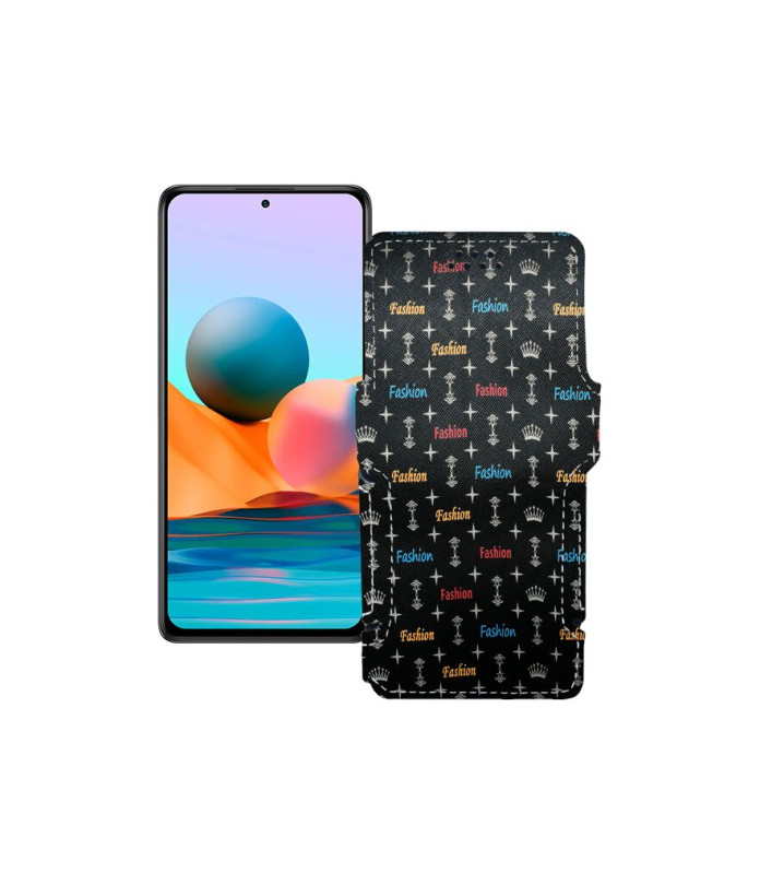 Чохол-книжка з екошкіри для телефону Xiaomi Redmi Note 10 pro 2021