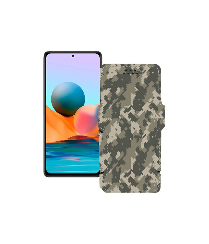 Чохол-книжка з екошкіри для телефону Xiaomi Redmi Note 10 pro 2021