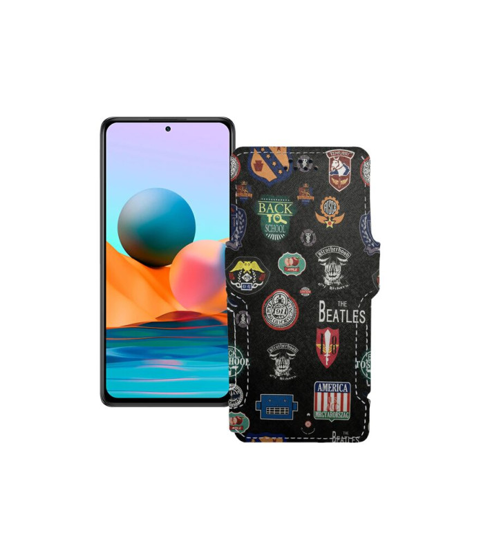 Чохол-книжка з екошкіри для телефону Xiaomi Redmi Note 10 pro 2021