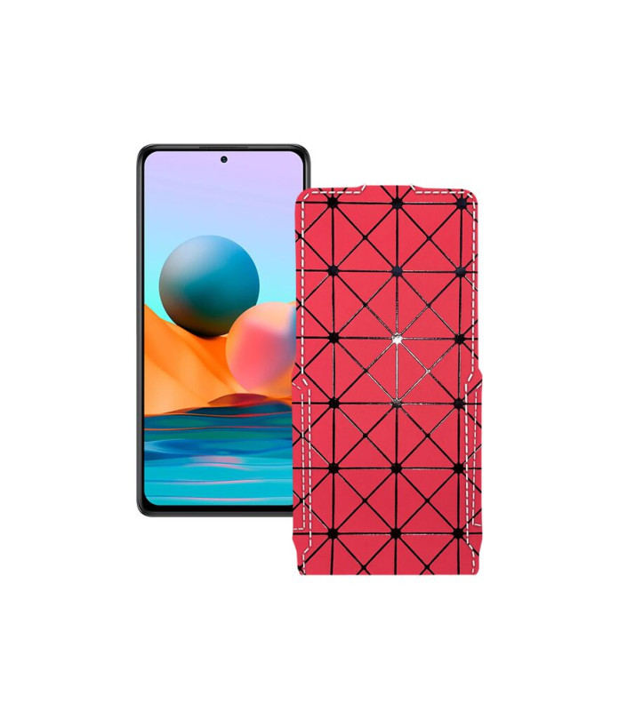 Чохол-флип з екошкіри для телефону Xiaomi Redmi Note 10 pro 2021