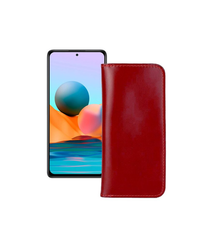 Портмоне з шкіри для телефону Xiaomi Redmi Note 10 pro 2021