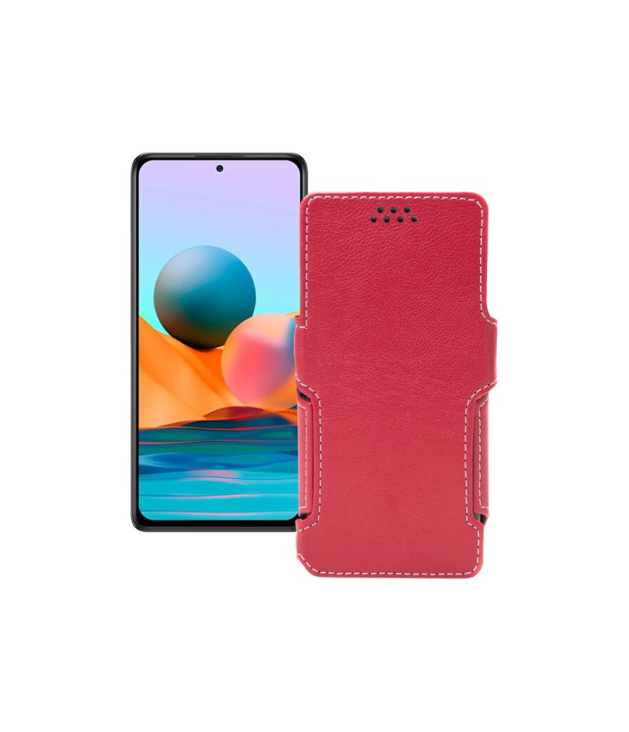 Чохол-книжка з екошкіри для телефону Xiaomi Redmi Note 10 pro 2021