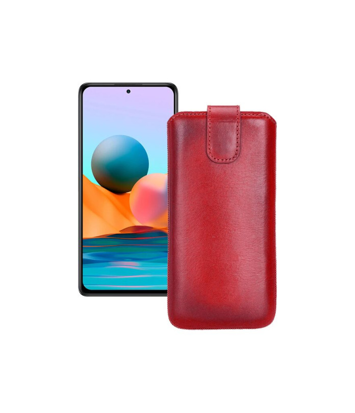 Витяжка з екошкіри для телефону Xiaomi Redmi Note 10 pro 2021