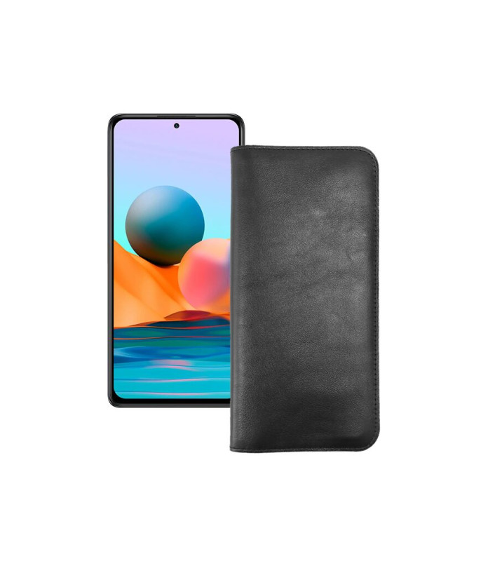 Портмоне з шкіри для телефону Xiaomi Redmi Note 10 pro 2021