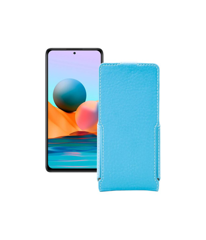 Чохол-флип з екошкіри для телефону Xiaomi Redmi Note 10 pro 2021