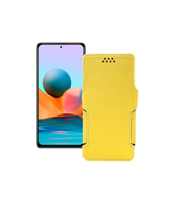 Чохол-книжка з екошкіри для телефону Xiaomi Redmi Note 10 pro 2021