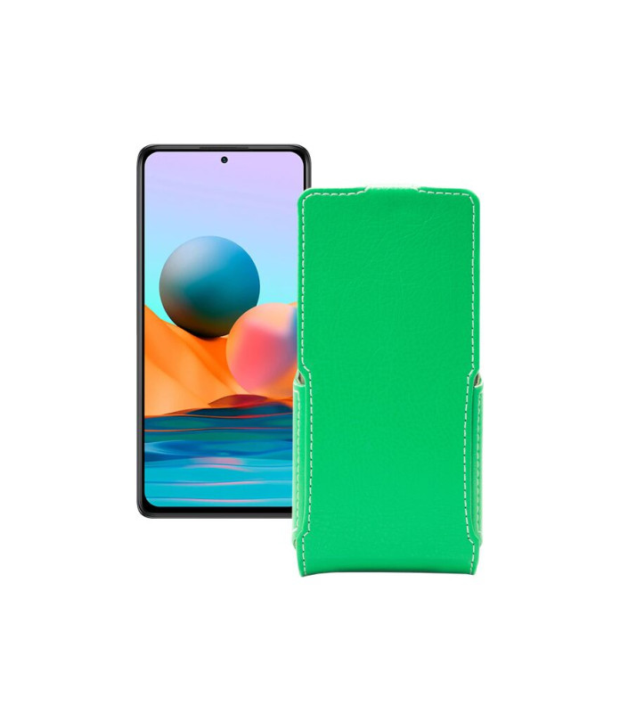 Чохол-флип з екошкіри для телефону Xiaomi Redmi Note 10 pro 2021