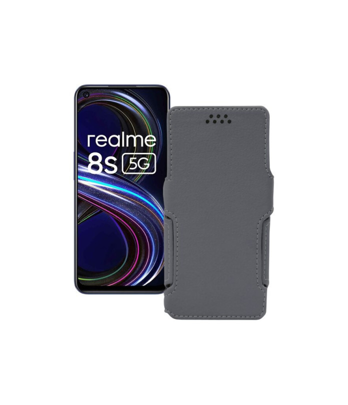 Чохол-книжка з екошкіри для телефону Realme 8s 5G