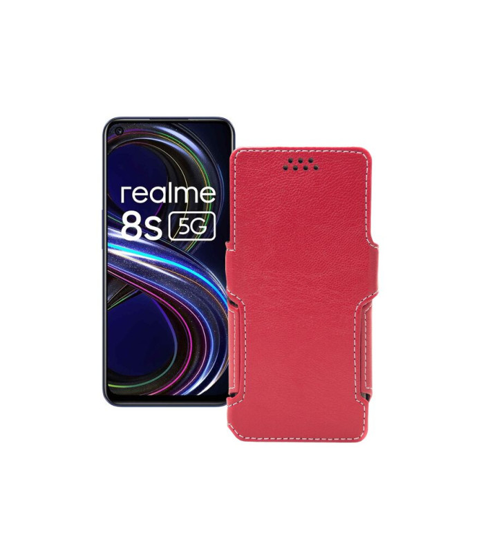 Чохол-книжка з екошкіри для телефону Realme 8s 5G