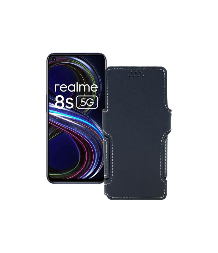 Чохол-книжка з екошкіри для телефону Realme 8s 5G