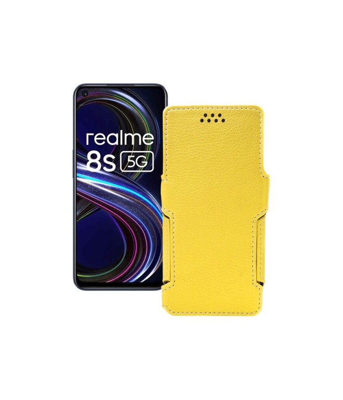 Чохол-книжка з екошкіри для телефону Realme 8s 5G