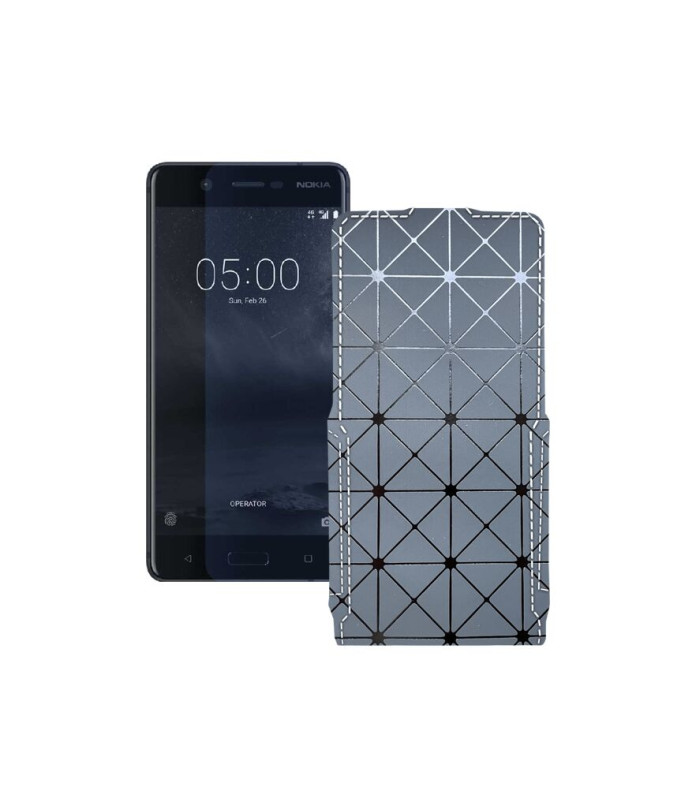 Чохол-флип з екошкіри для телефону Nokia 5