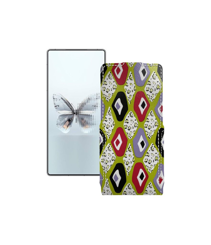 Чохол-флип з екошкіри для телефону ZTE Nubia RedMagic 10 Pro