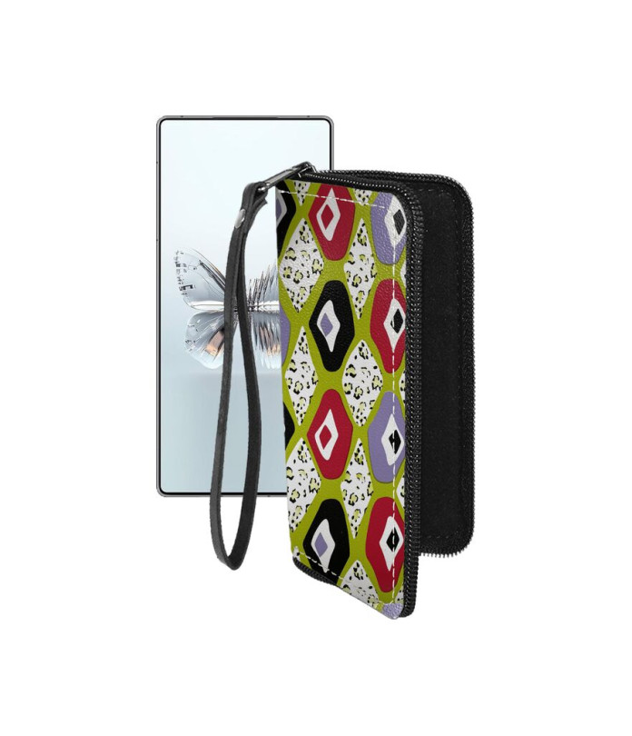 Чохол-гаманець з екошкіри для телефону ZTE Nubia RedMagic 10 Pro