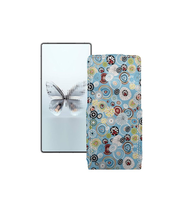 Чохол-флип з екошкіри для телефону ZTE Nubia RedMagic 10 Pro