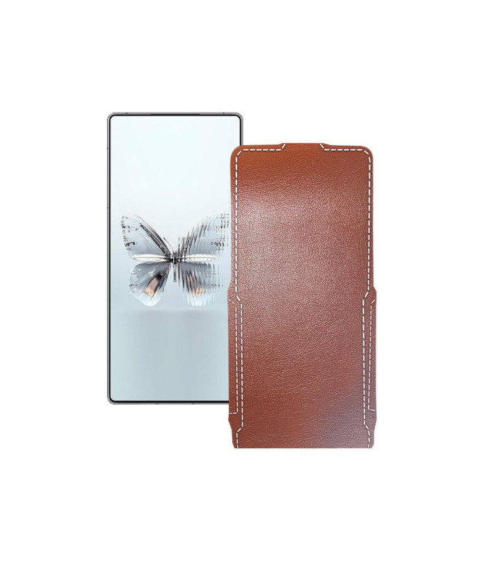 Чохол-флип з екошкіри для телефону ZTE Nubia RedMagic 10 Pro