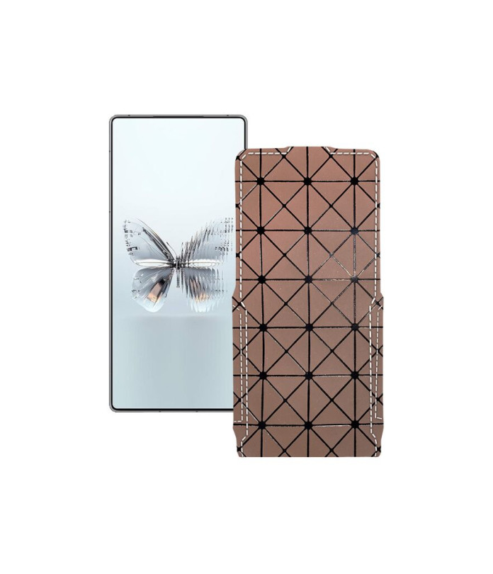 Чохол-флип з екошкіри для телефону ZTE Nubia RedMagic 10 Pro