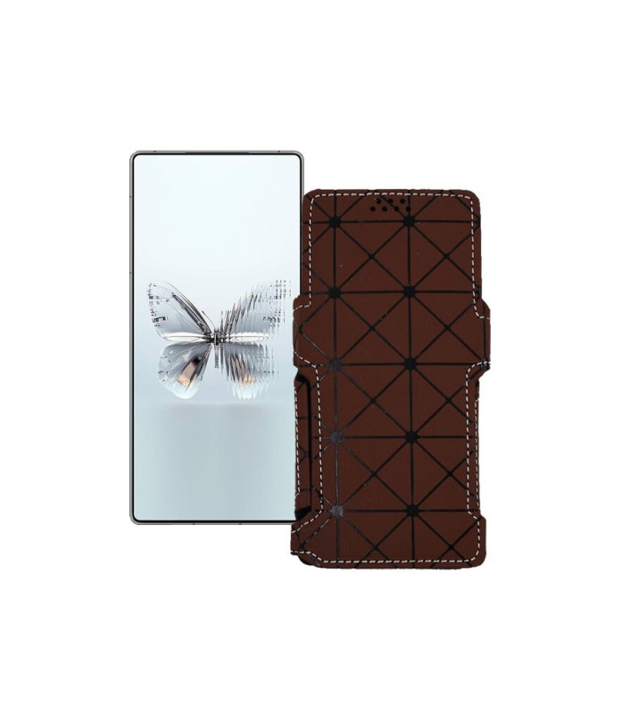 Чохол-книжка з екошкіри для телефону ZTE Nubia RedMagic 10 Pro