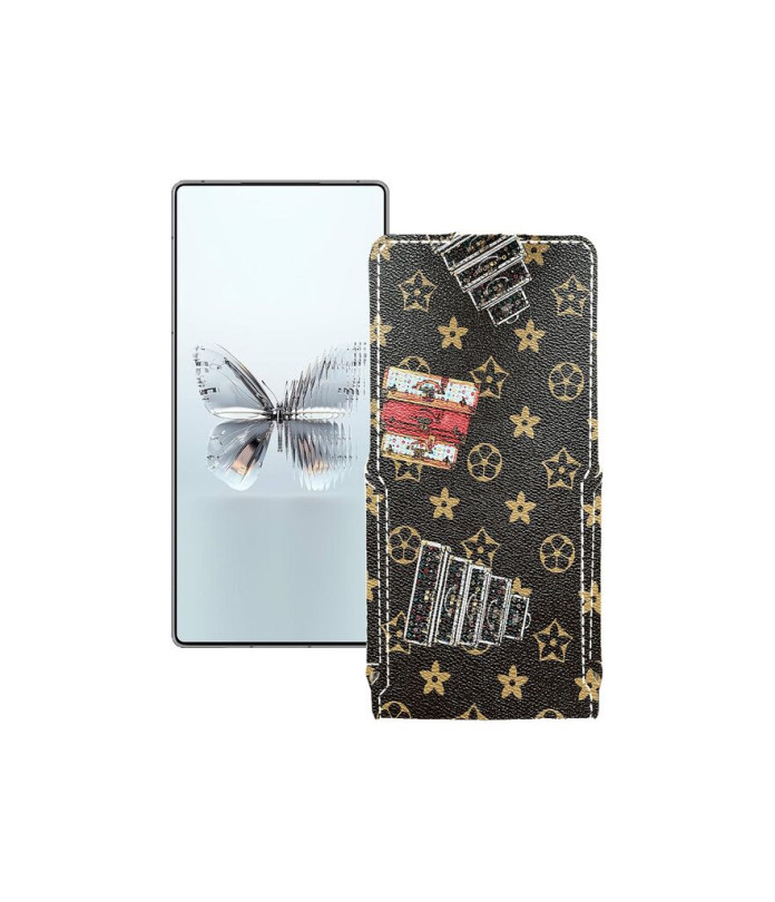 Чохол-флип з екошкіри для телефону ZTE Nubia RedMagic 10 Pro