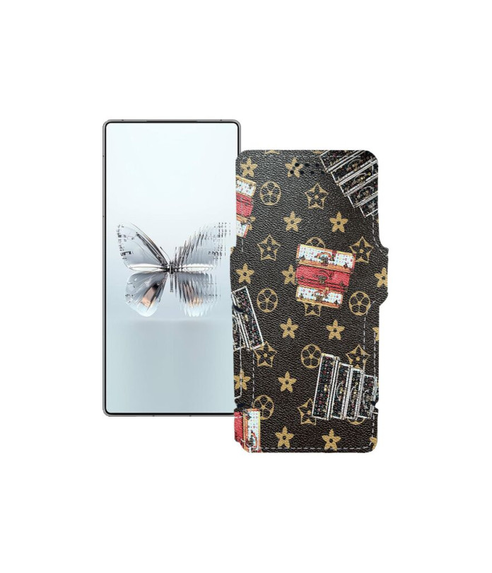 Чохол-книжка з екошкіри для телефону ZTE Nubia RedMagic 10 Pro