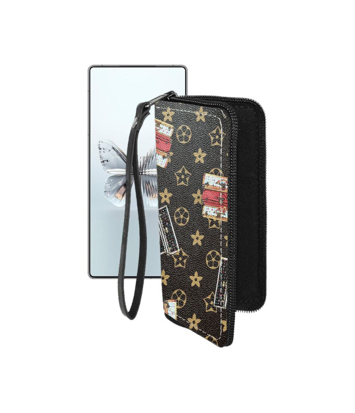 Чохол-гаманець з екошкіри для телефону ZTE Nubia RedMagic 10 Pro